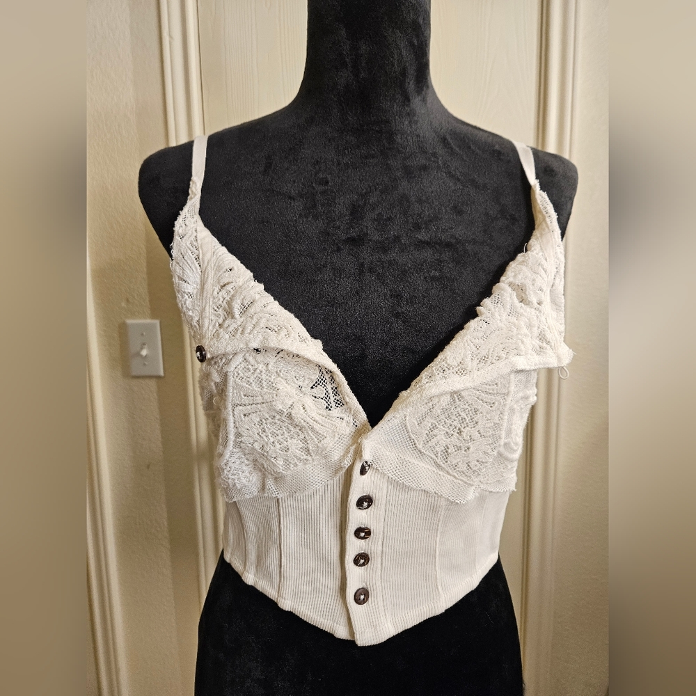 NWT Free People Button up Top